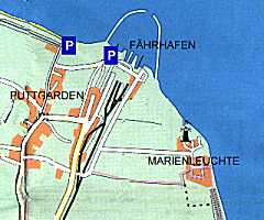 Lagekarte Puttgarden